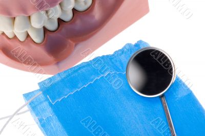 Dental mold and mirror