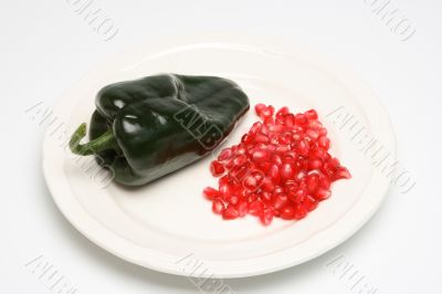 Chilli and pomegranate Chilli and pomegranate