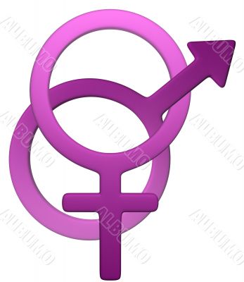 Feminine-Male symbol