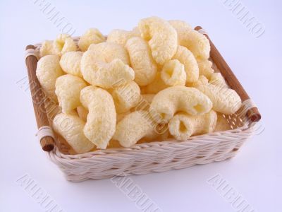 basket of snack for children basket of snack for children