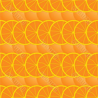 orange background