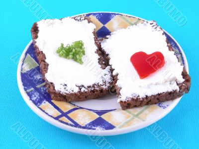 sandwich with vitamins sandwich with vitamins