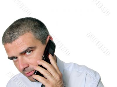 Man speaking to the phone