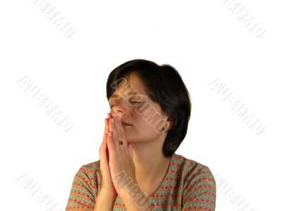 Woman praying