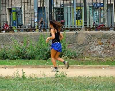 The running girl