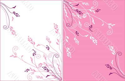 Gentle flower vector ornament