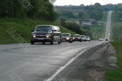 Highway thru high hills