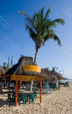 Massage on the beach