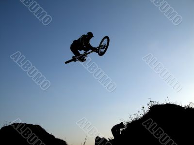 Mountain bike jump