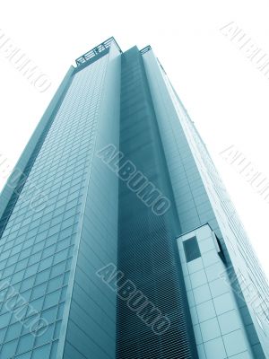 Blue skyscraper