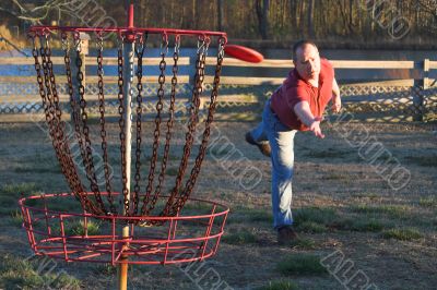 disc golfer