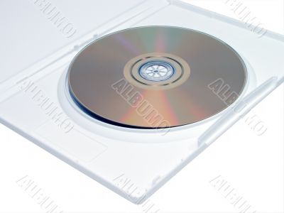 DVD in white case