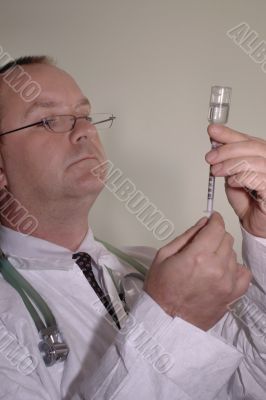 preparing an injection