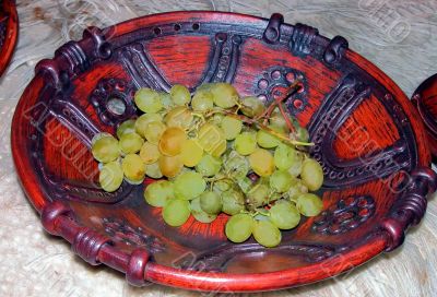 Grapes On Plate