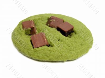 Green tea biscuit