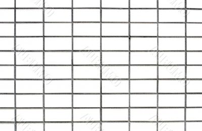 White wall grid pattern