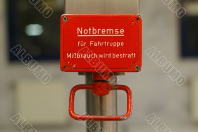 notbremse | emergency brake