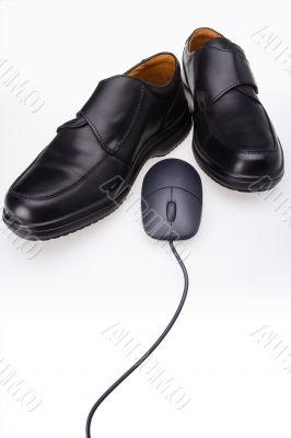 Shoes and mouse