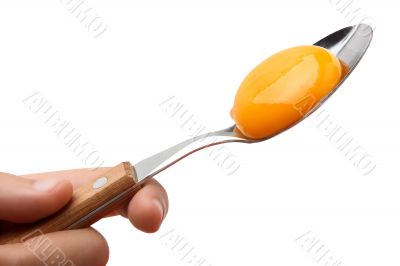 Egg on spoon 2