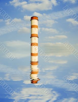Factory chimney