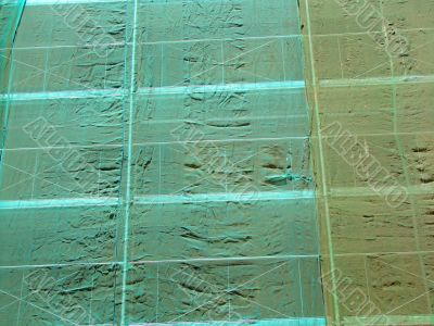 Facade of a under repair house