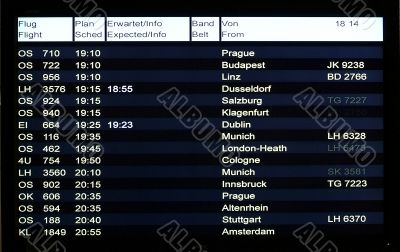 fluganzeige | flying dates