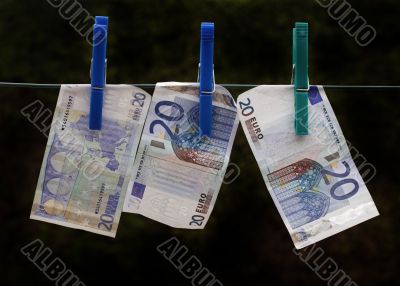 Drying money