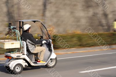 Food delivery man