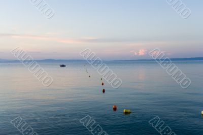 earlier morning ashore ocean