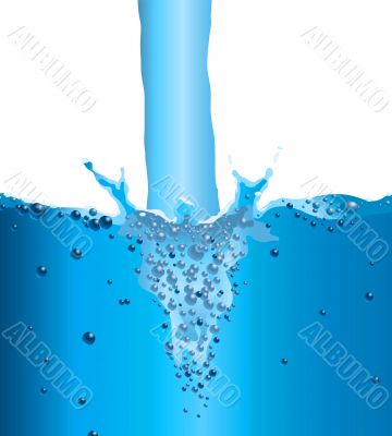 bubble splash stream