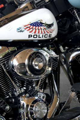 Detail of Police Motorcycle
