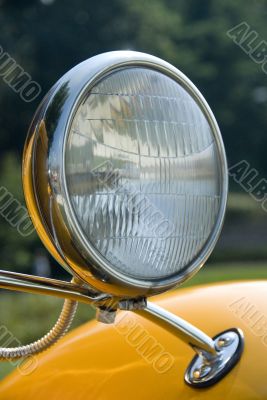 Head Lamp on a school bus