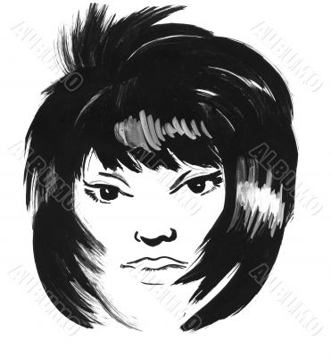 Beautiful exotic sexy woman