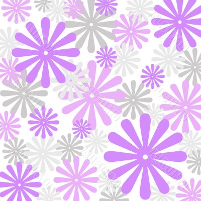 Colorful flowers pattern