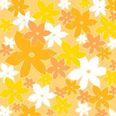 Colorful flowers pattern
