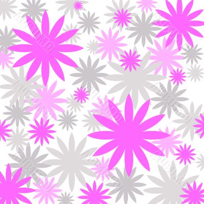 Colorful flowers pattern