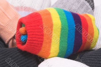 Striped Knit Socks