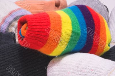 Striped Knit Socks