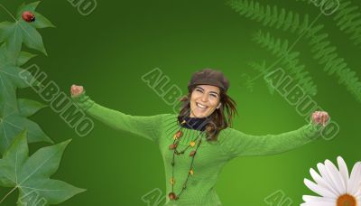 Spring woman