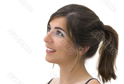 Smiling profile