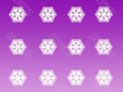 Snow flakes design