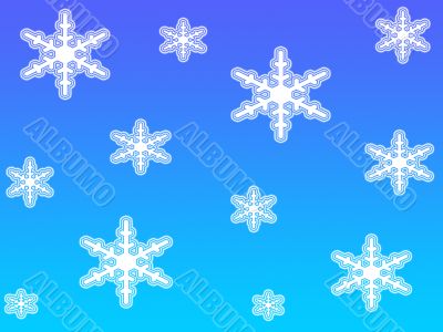 Snow flakes design