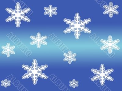 Snow flakes design