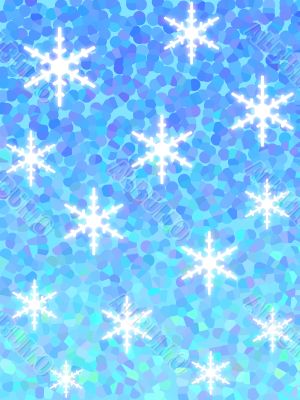 Snow flakes background