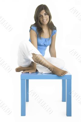 Smilling and relaxing