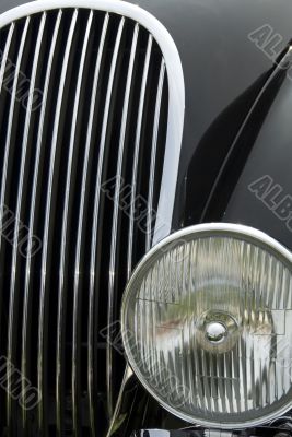 Detail of a classic car