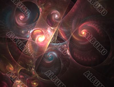 Layered Spirals Fractal