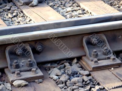 railway rails, elements