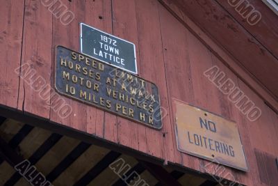Covered Bridge Signs