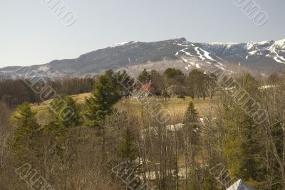 Mountains near Stowe Vermont